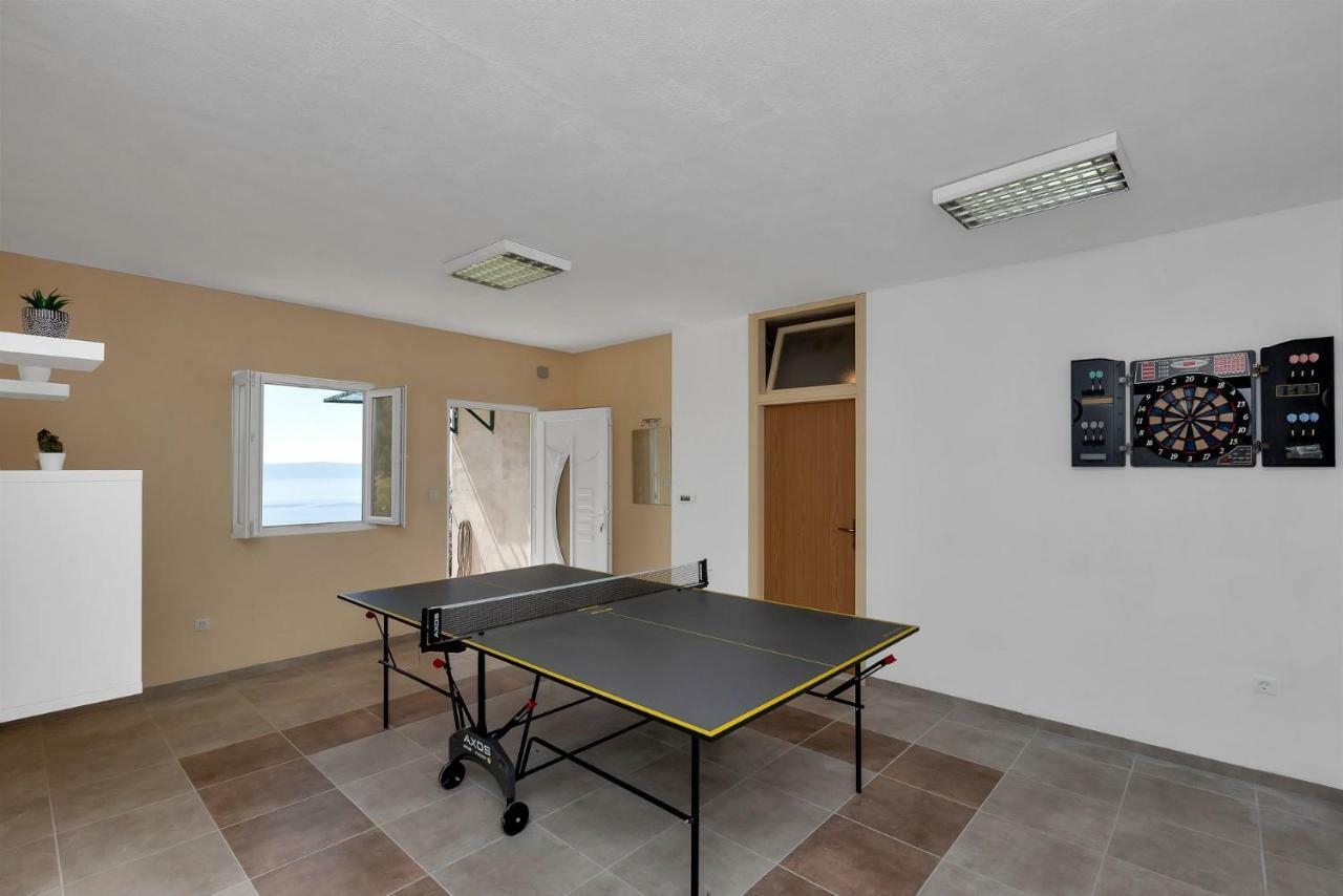 Villa Makar,Heated Pool,Gym,Grill,Seaview Makarska Luaran gambar