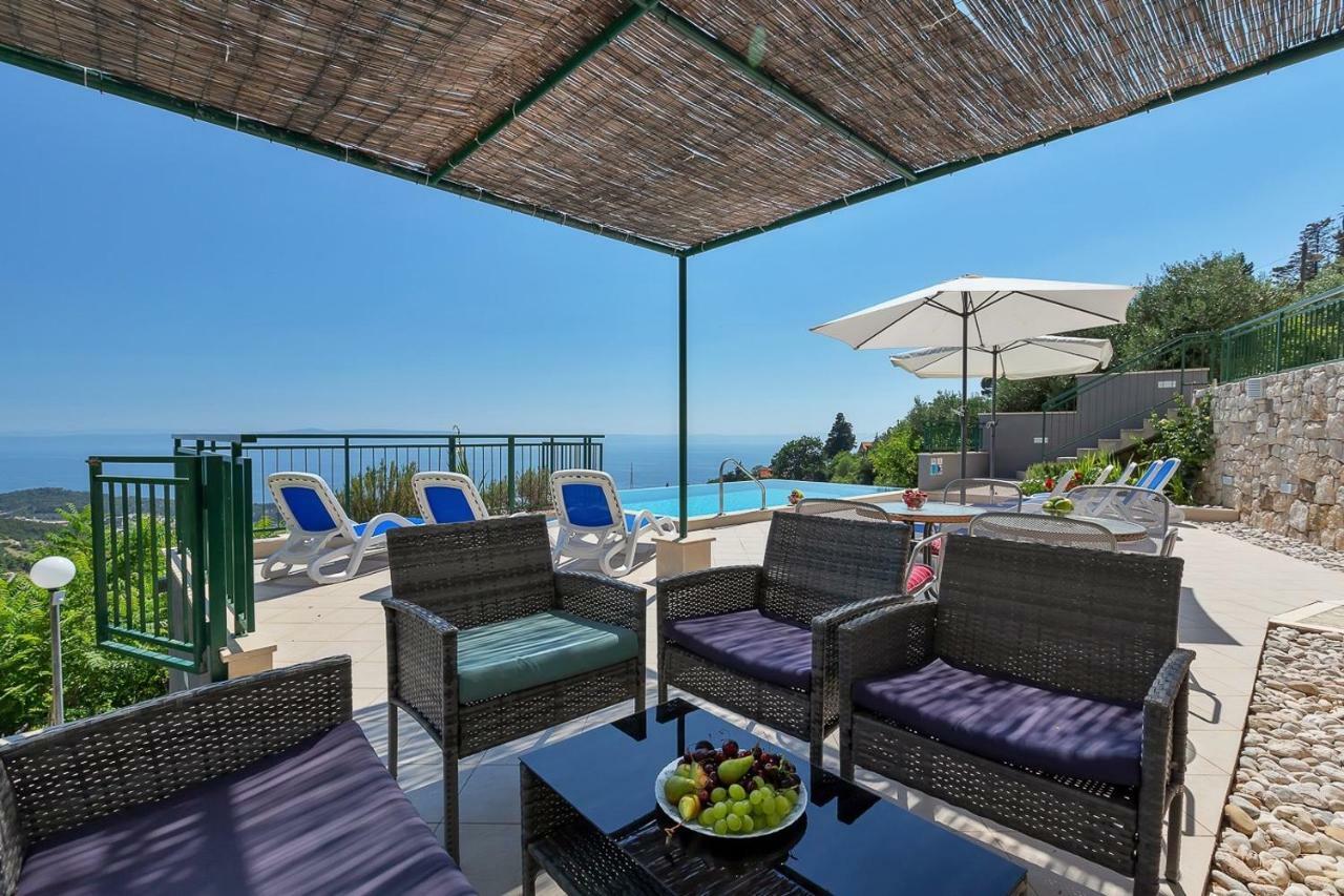 Villa Makar,Heated Pool,Gym,Grill,Seaview Makarska Luaran gambar