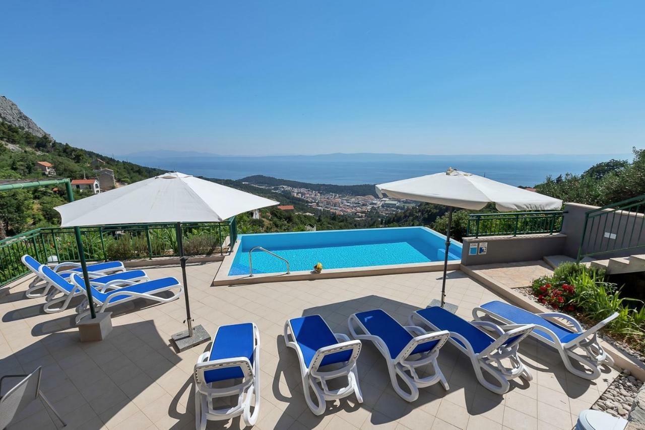 Villa Makar,Heated Pool,Gym,Grill,Seaview Makarska Luaran gambar