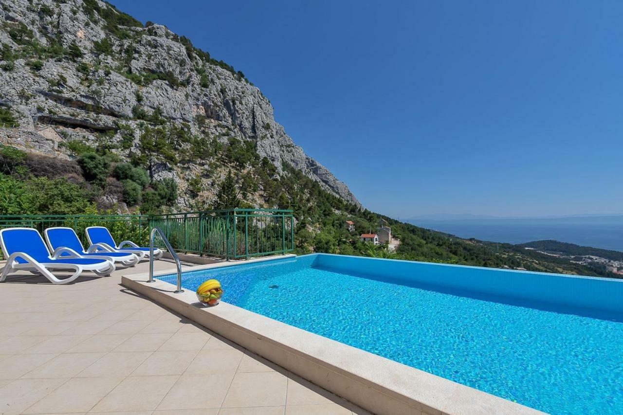 Villa Makar,Heated Pool,Gym,Grill,Seaview Makarska Luaran gambar