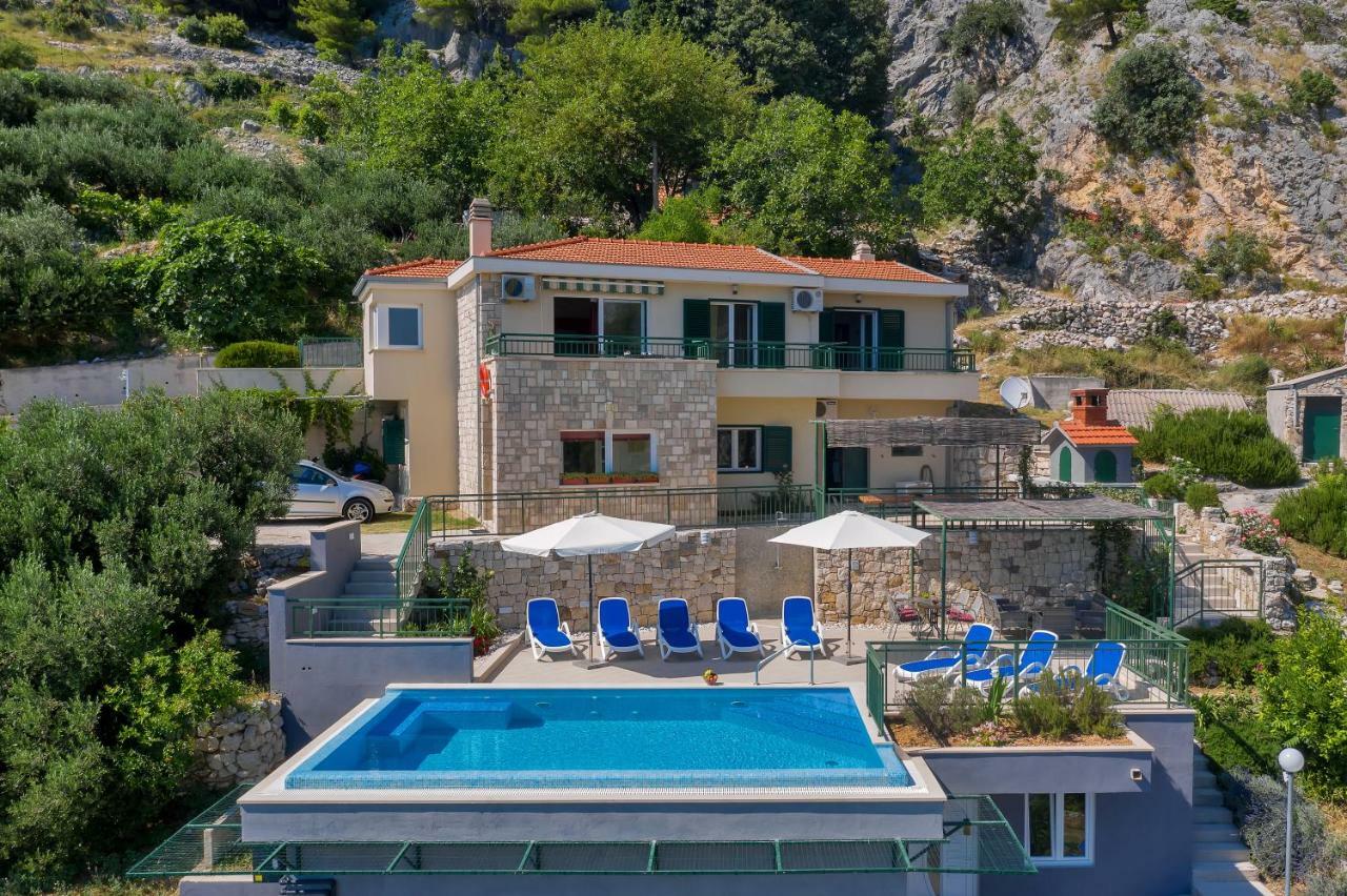 Villa Makar,Heated Pool,Gym,Grill,Seaview Makarska Luaran gambar