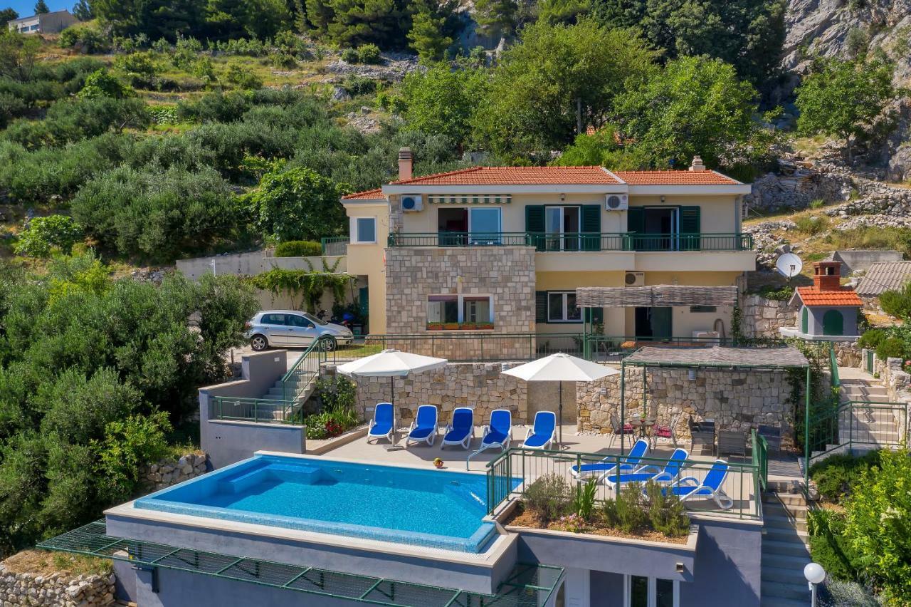 Villa Makar,Heated Pool,Gym,Grill,Seaview Makarska Luaran gambar